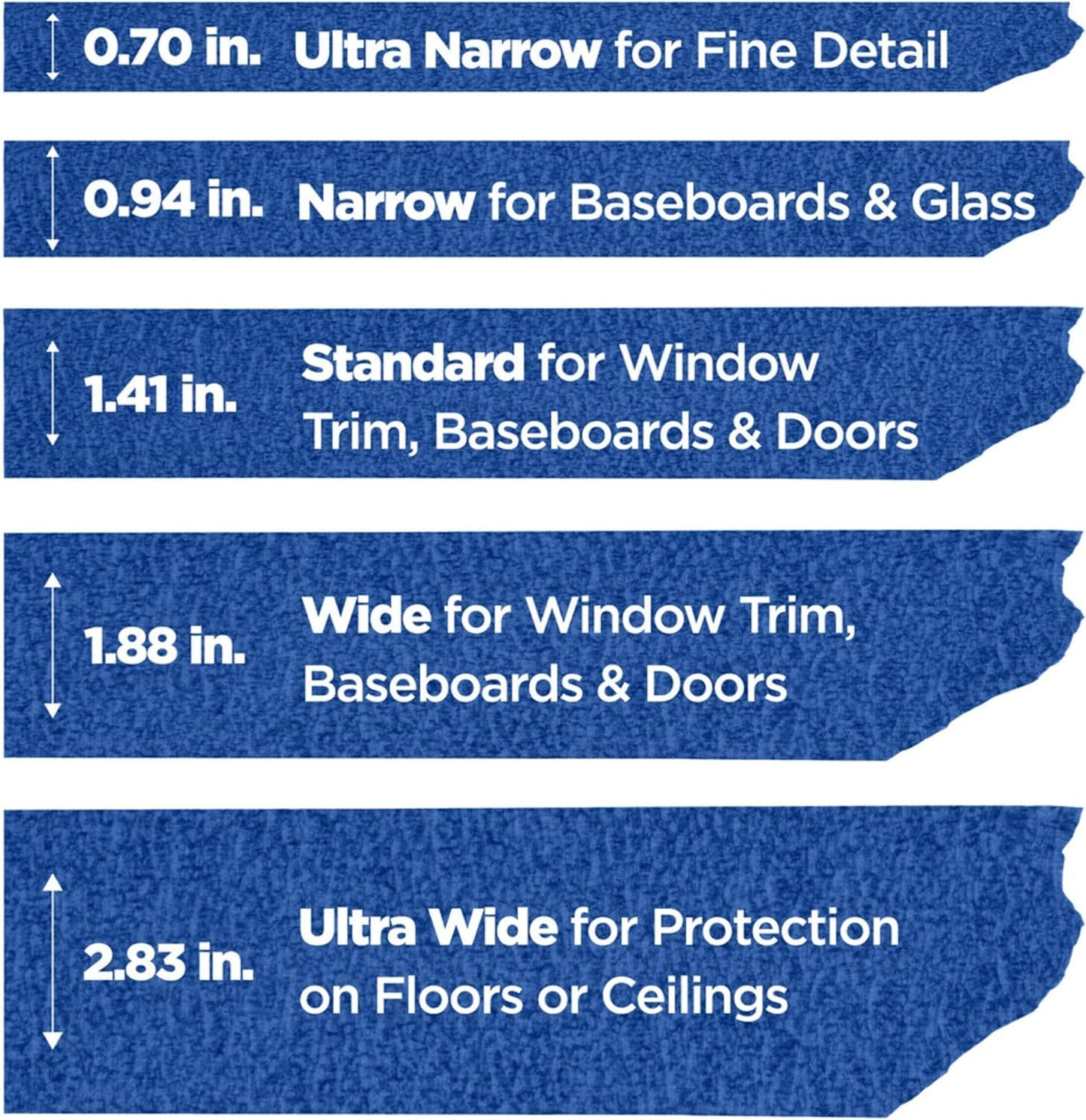 ScotchBlue Original Multi-Surface Painter's Tape, 0.94 Inches x 60 Yards, 8 Rolls, Blue, Paint Tape Protects Surfaces and Removes Easily, Multi-Surface Painting Tape for Indoor and Outdoor Use - Chef Stuff