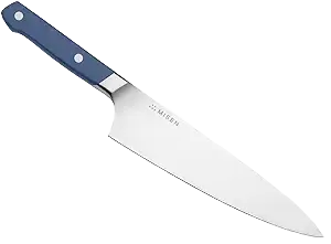 Misen Short Chef Knife - 6.8 Inch Professional Kitchen Knife - High Carbon Stainless Steel Ultra Sharp Chef's Knife, Blue - Chef Stuff