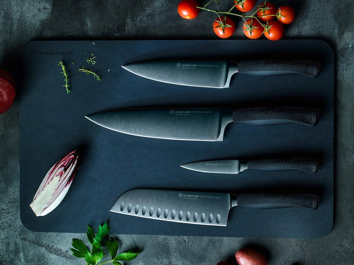 Wüsthof Performer 8" Chef's Knife, Black (AKA The Shit) - Chef Stuff