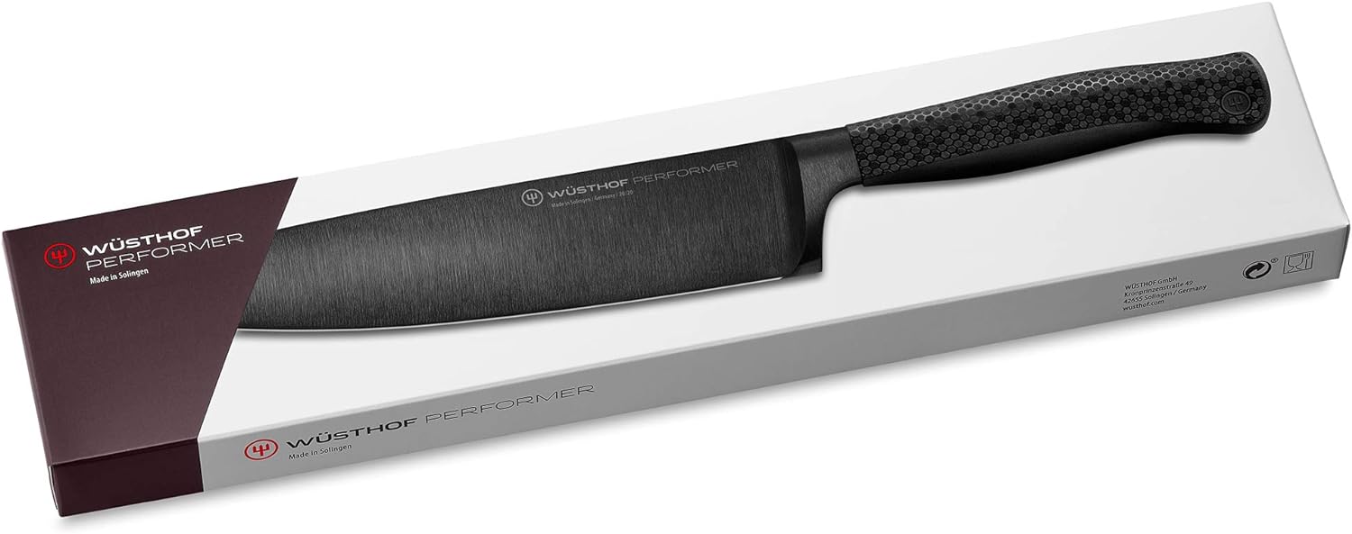 Wüsthof Performer 8" Chef's Knife, Black (AKA The Shit) - Chef Stuff