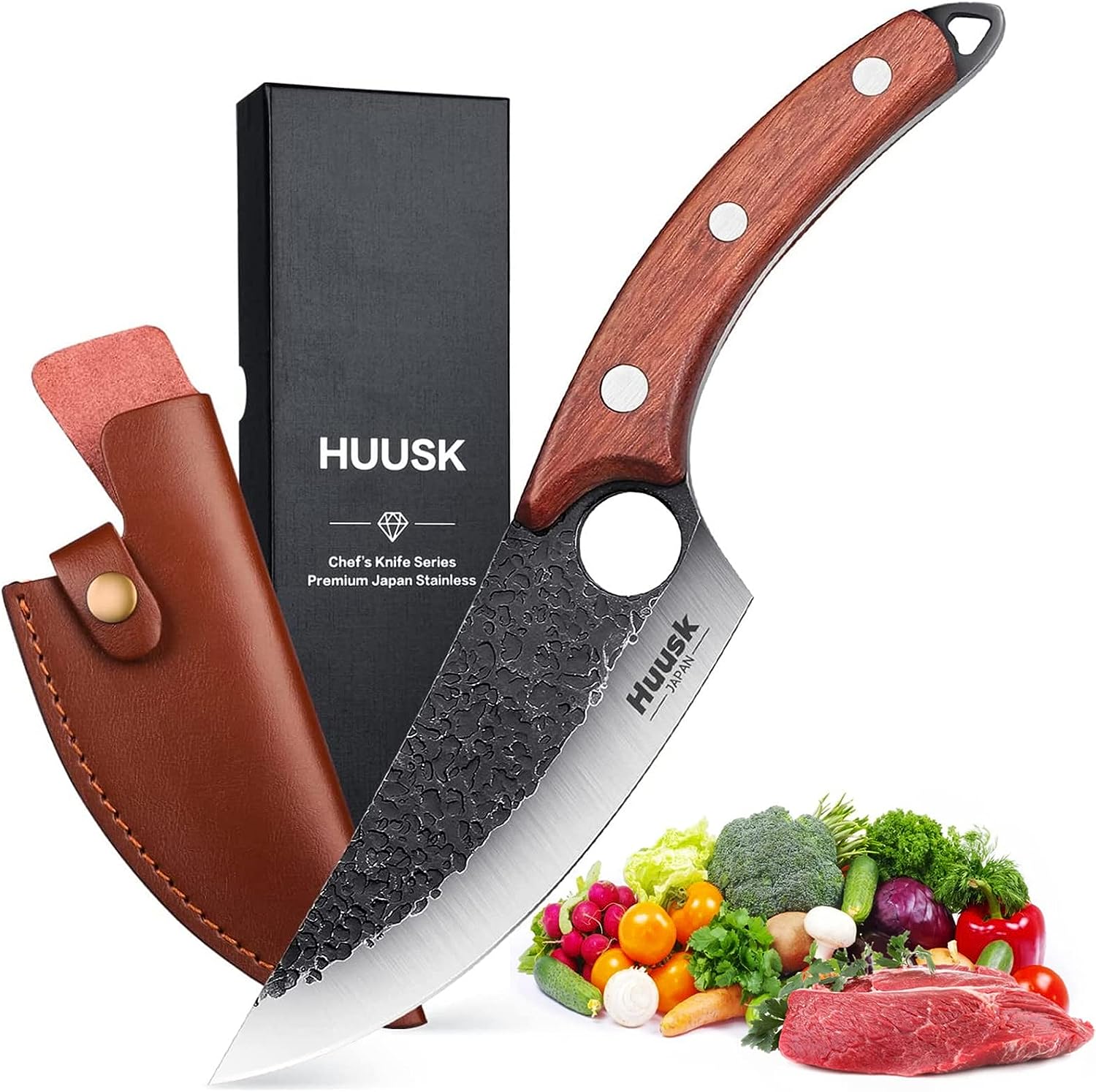 Huusk Viking Knife, Japanese Meat Cleaver - Chef Stuff