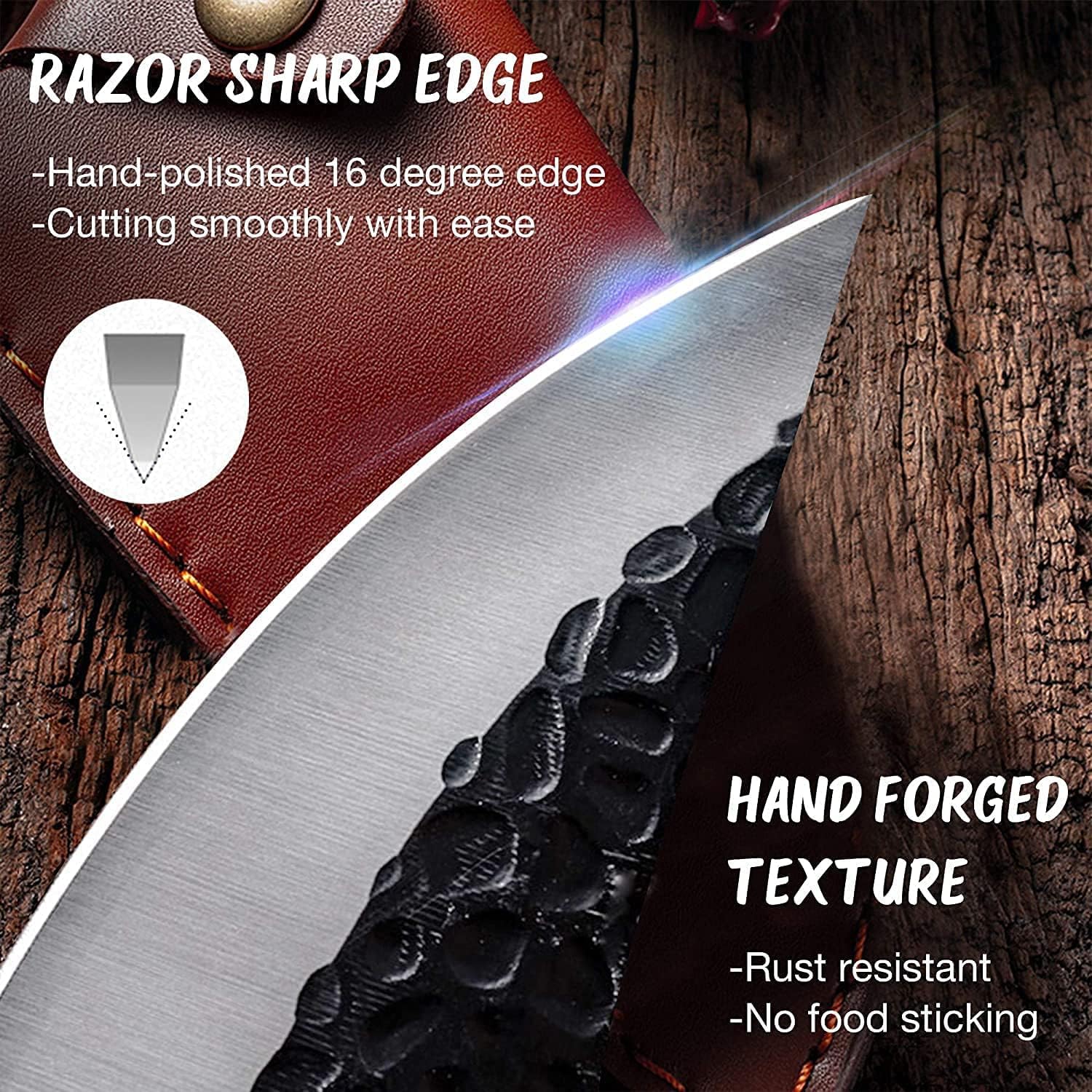 Huusk Viking Knife, Japanese Meat Cleaver - Chef Stuff