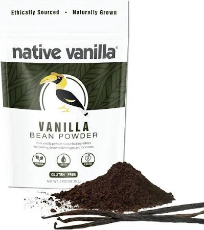 Organic Vanilla Bean Powder - 100% Pure Ground Madagascar Vanilla Powder - For Cooking, Baking, &amp; Additional Flavoring - Add To Coffee, Tea, Yogurt, &amp; Shakes - Raw, Unsweetened, No Fillers or Additives - 1 oz - Chef Stuff